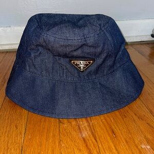 Prada Denim Bucket Hat